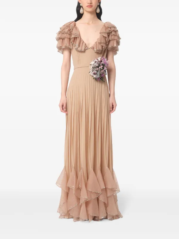 valentino dresses evening Gorgeous Fall 2005 Original Valentino Runway Look 67 Deep Oxblood Silk –  Shrimpton Couture main image 0