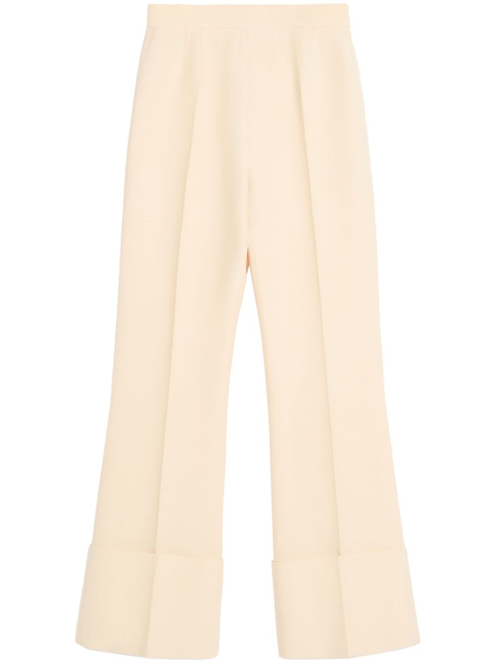 Valentino Garavani crepe couture tailored trousers - Neutrals