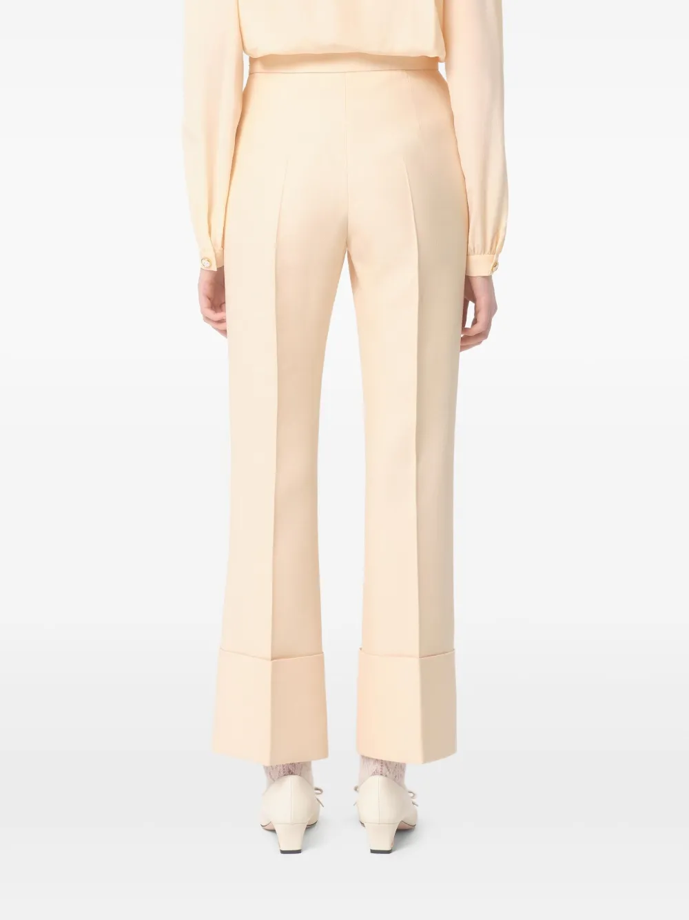crepe couture trousers