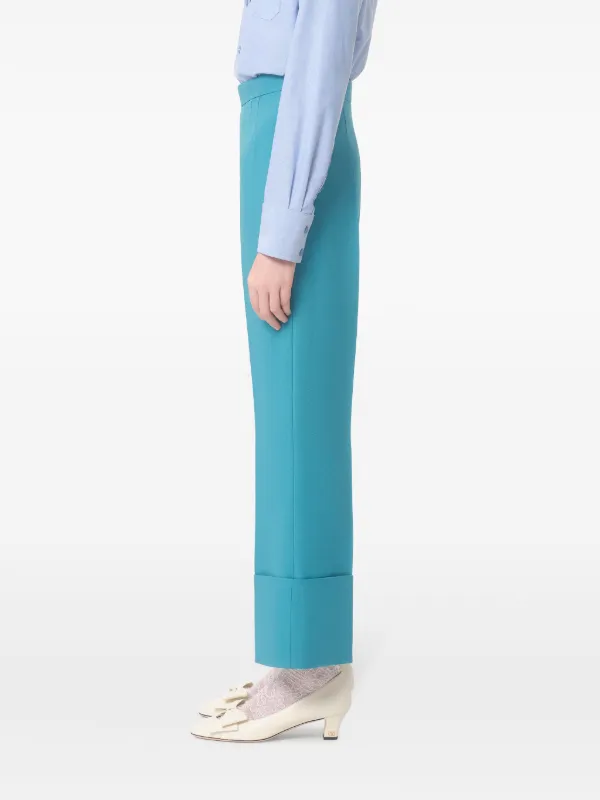 【関税込み】VALENTINO GARAVANI CREPE COUTURE TROUSERS Valentino Garavani Crepe Couture Tailored Trousers