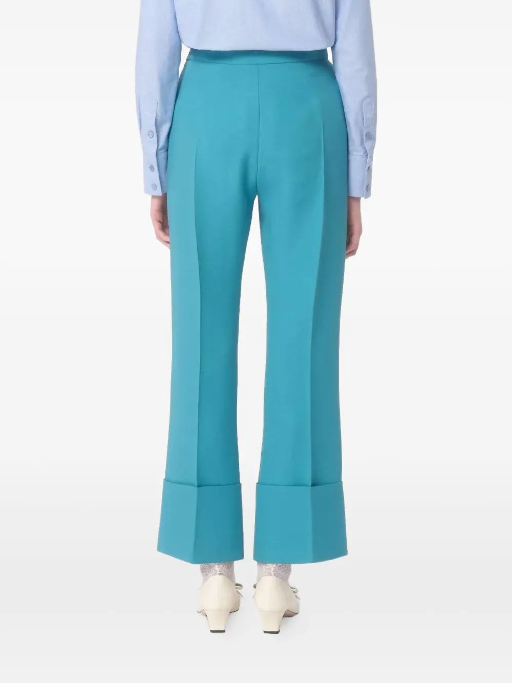 Valentino Garavani Crepe Couture trousers | Flared & Bell-Bottom Pants | Image 2