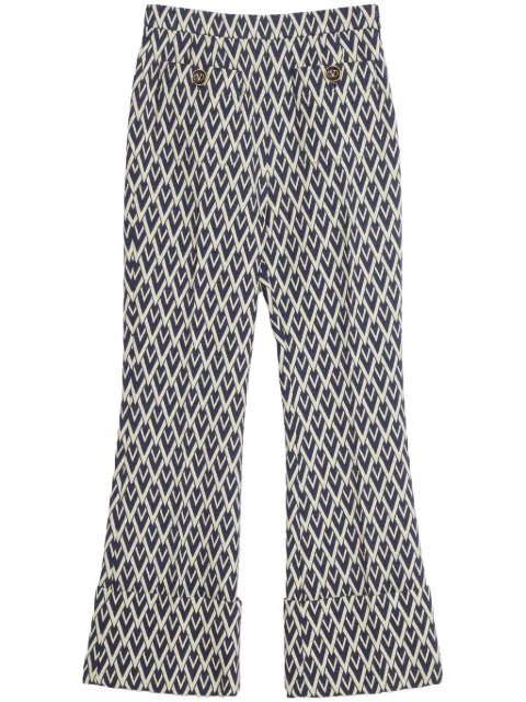 Valentino Garavani pantalones Toute la V en jacquard