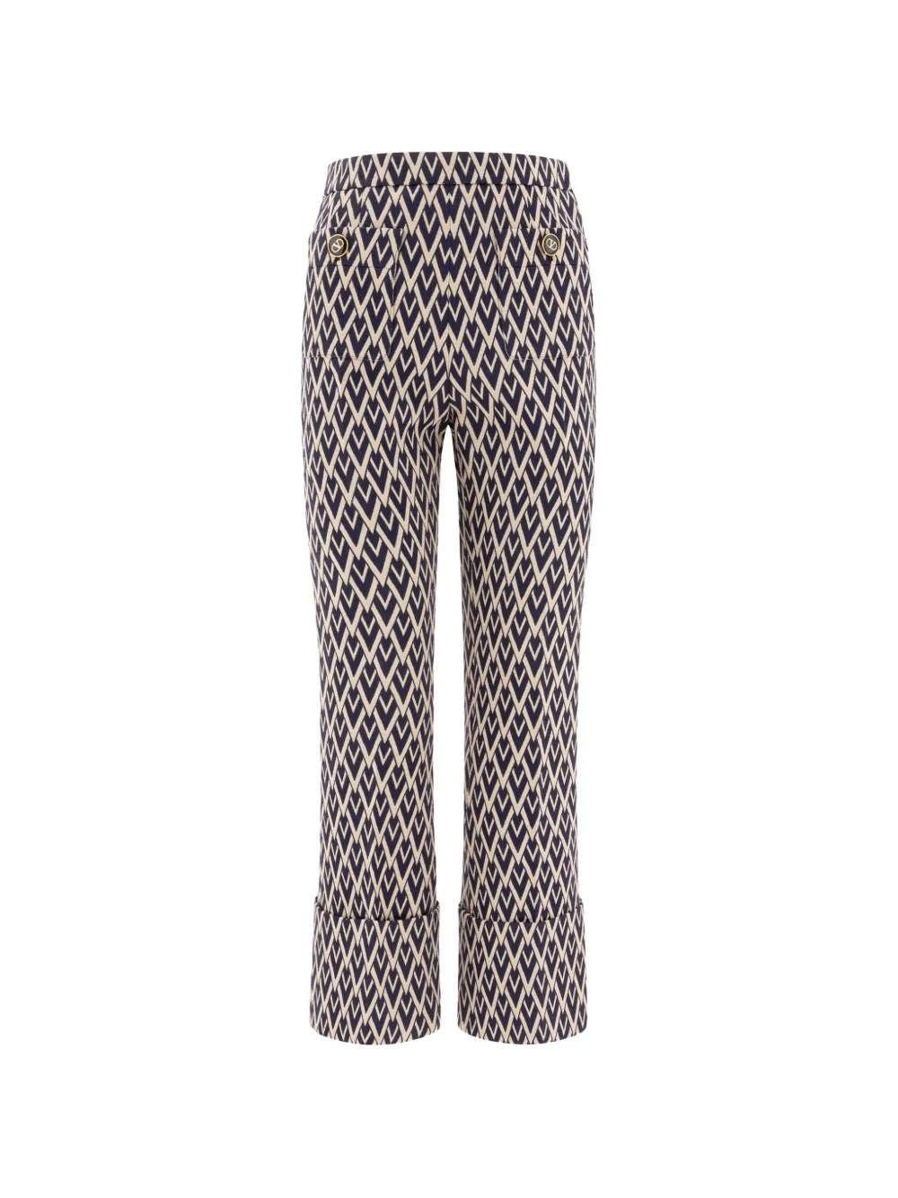 Valentino Garavani monogram-print trousers - Blue