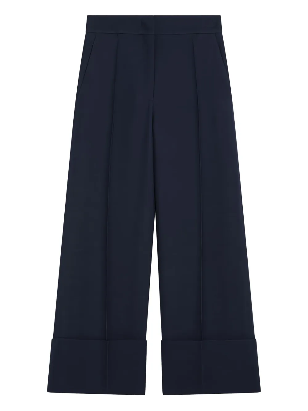 Valentino Garavani Crepe Broek Blauw