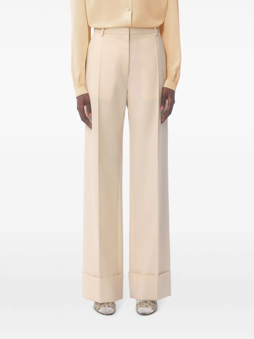 Valentino Garavani Wollen pantalon Beige