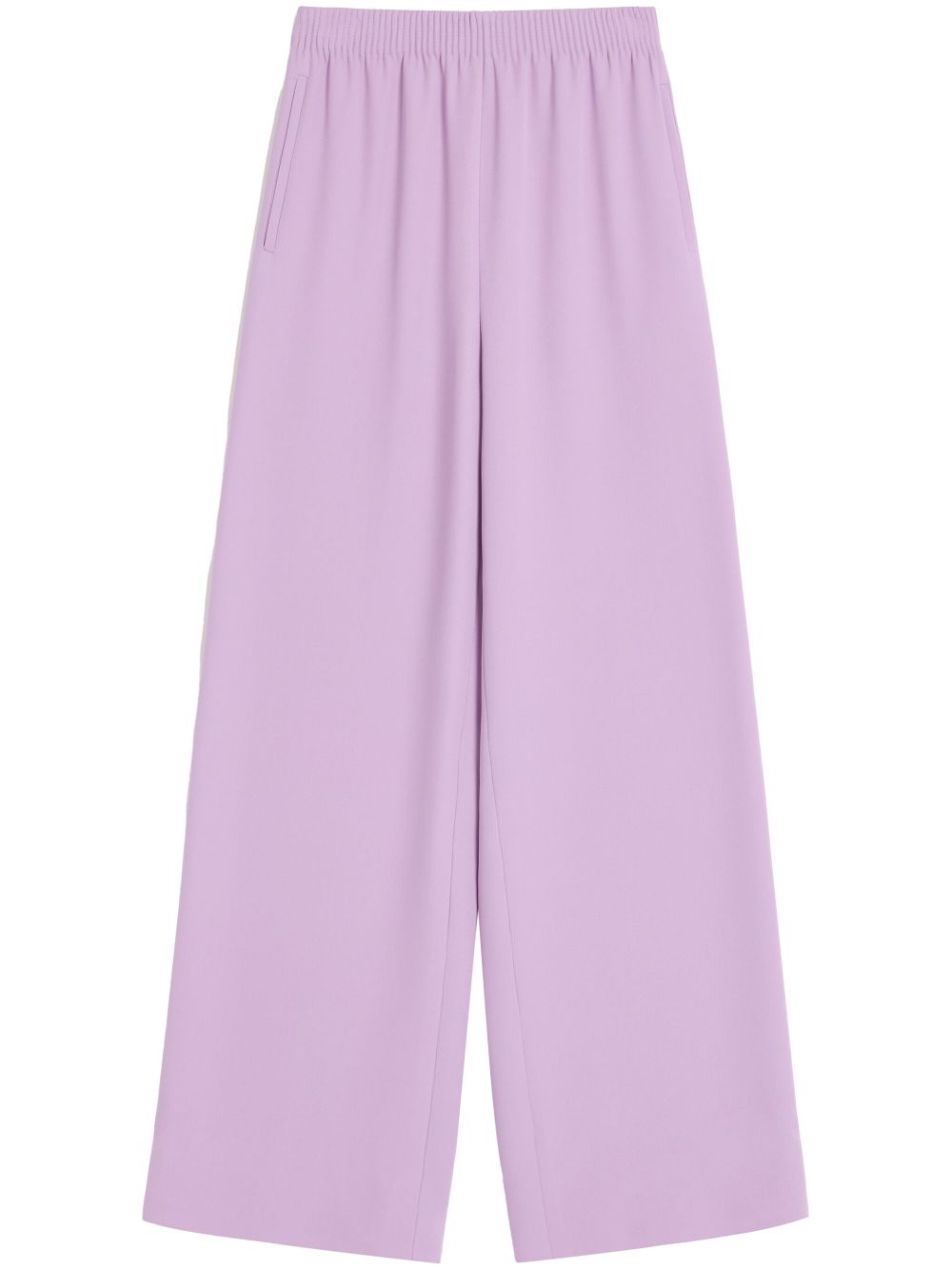 Valentino Garavani silk flared trousers - Purple