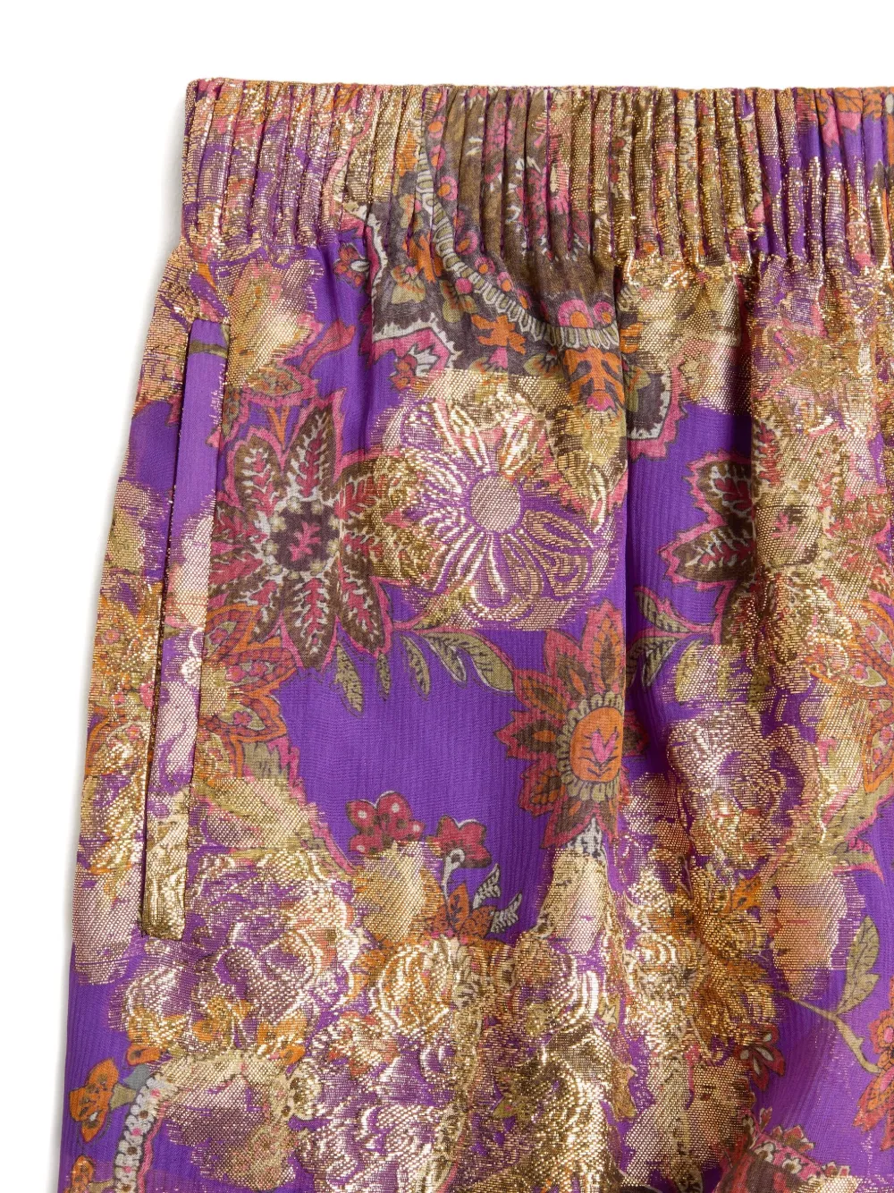 Valentino Garavani Apres L'Hiver fil-coupe trousers | Wide-Leg Pants | Image 2