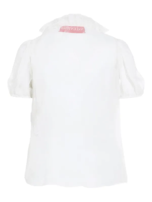 Valentino Garavani Chiffon Blouse | White | FARFETCH