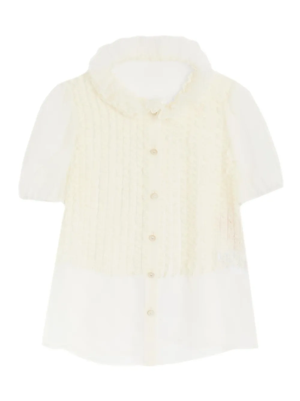 Valentino Garavani chiffon shirt | White | Image 1