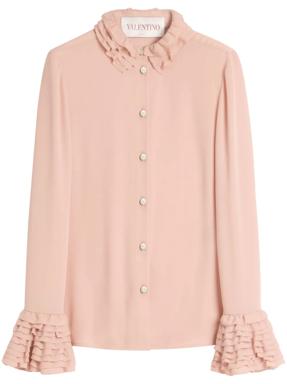 Valentino Garavani Georgette blouse Roze