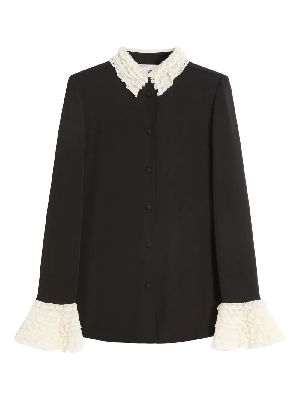 Valentino Garavani Georgette blouse Zwart