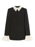 Valentino Garavani georgette blouse - Black