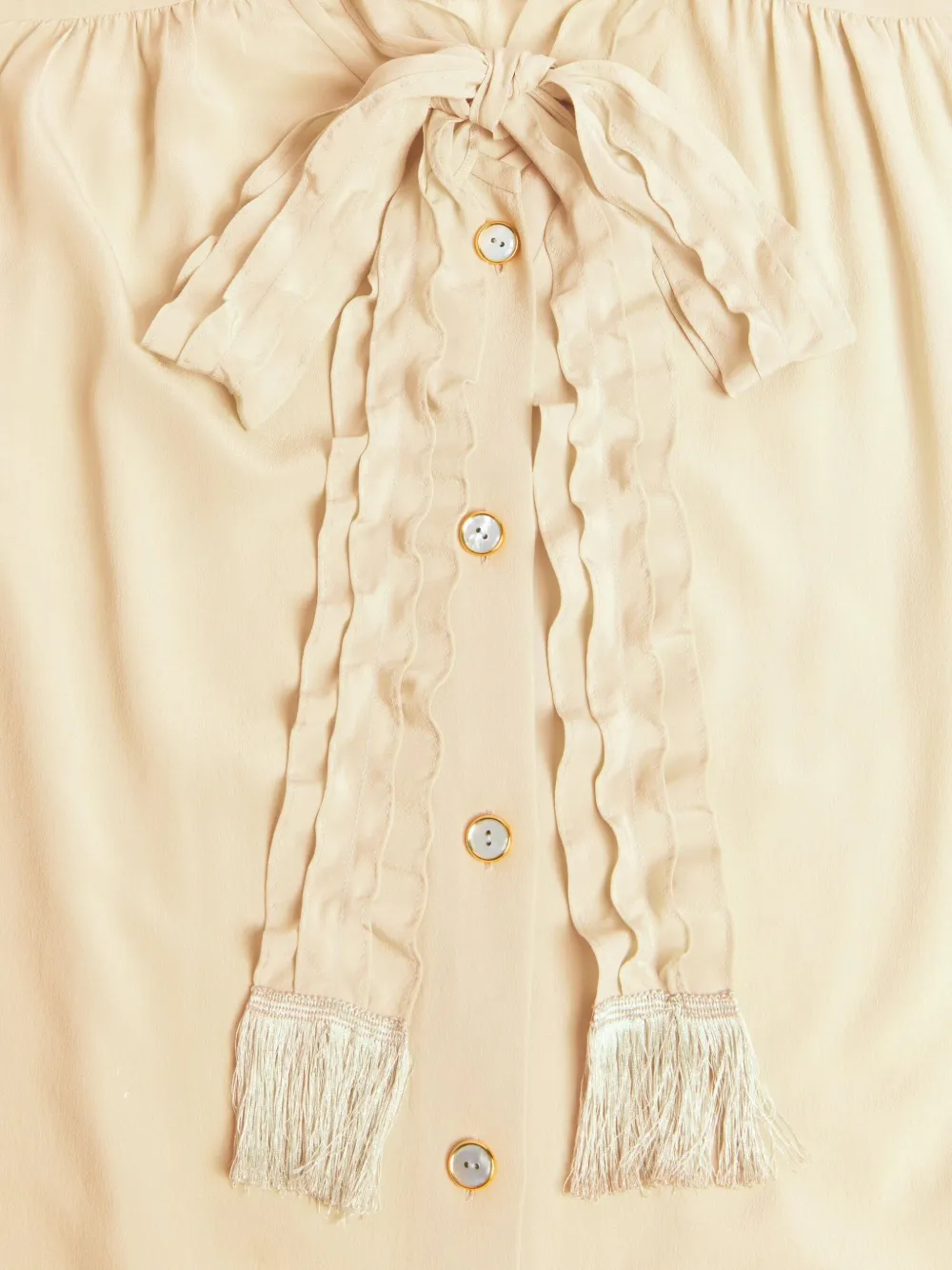 Valentino Garavani Camicia in crêpe de chine | Image 7