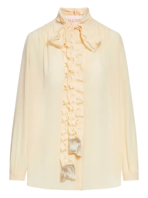 Chemise en crêpe de chine - Valentino Garavani - Modalova