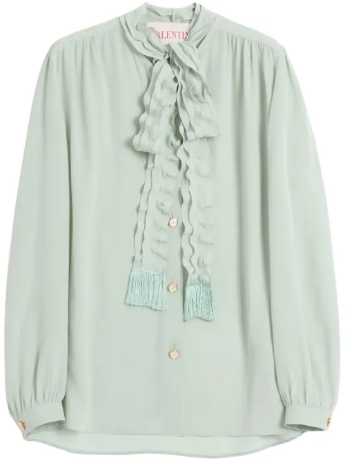 Chemise en crêpe de chine - Valentino Garavani - Modalova