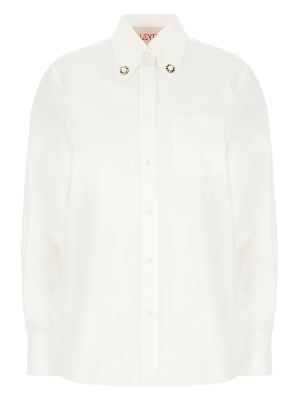 Valentino Garavani Katoenen popeline blouse Wit