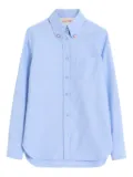Valentino Garavani jewel-button shirt - Blue