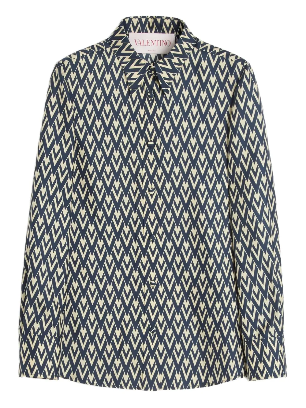 Valentino Garavani Toute La V blouse Blauw