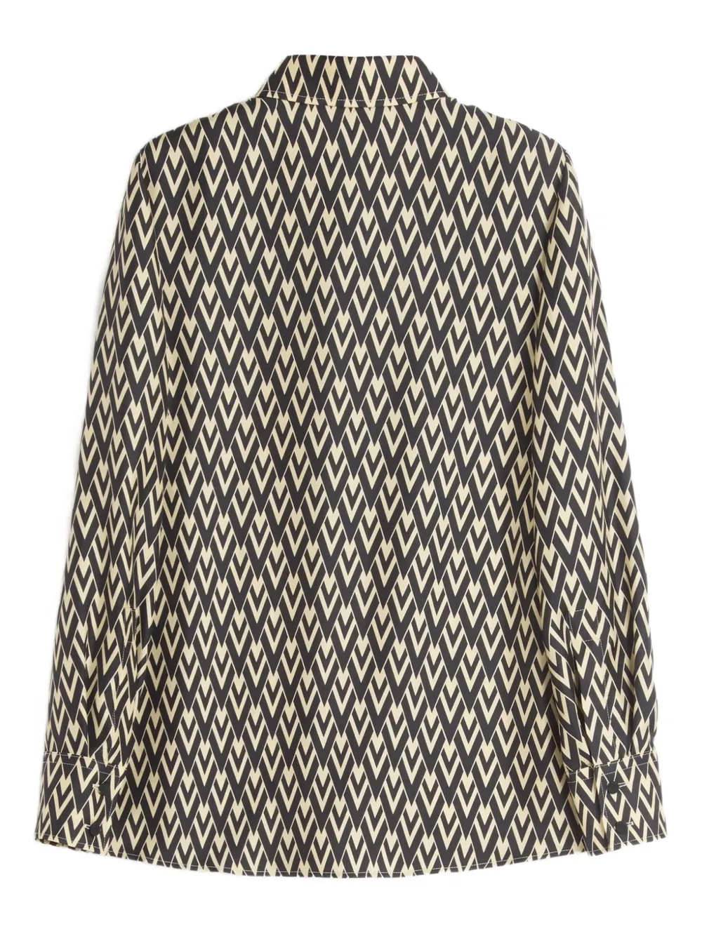 Valentino Garavani Toute La V シャツ - ブラック Valentino Garavani Toute La V シャツ - ブラック