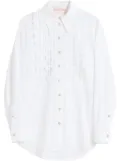 Valentino Garavani ruffle-detail shirt - White