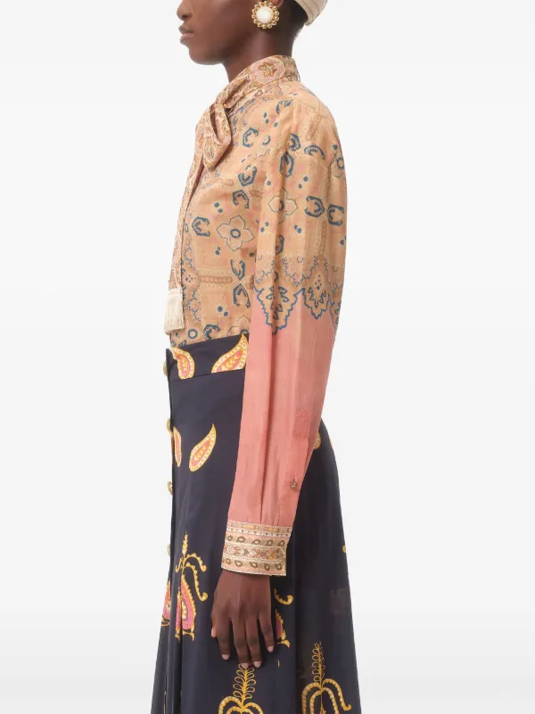 Tシャツ・カットソー VALENTINO Valentino Garavani 'Voyage Imaginaire' shirt Valentino Linen Voyage Imaginaire Shirt | Harrods HK