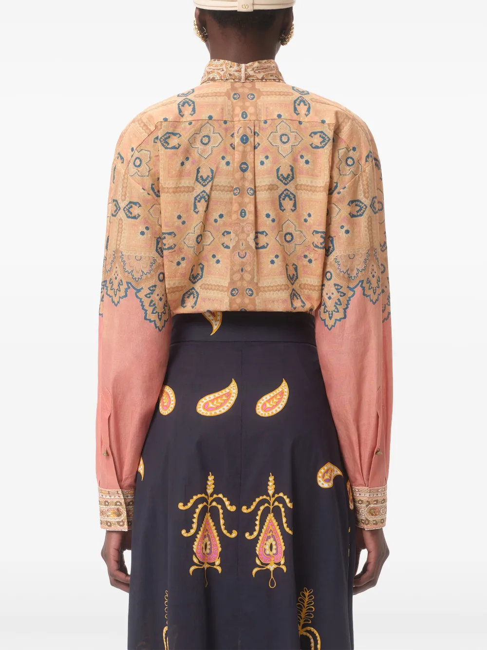 Valentino Garavani Voyage Imaginaire blouse Beige