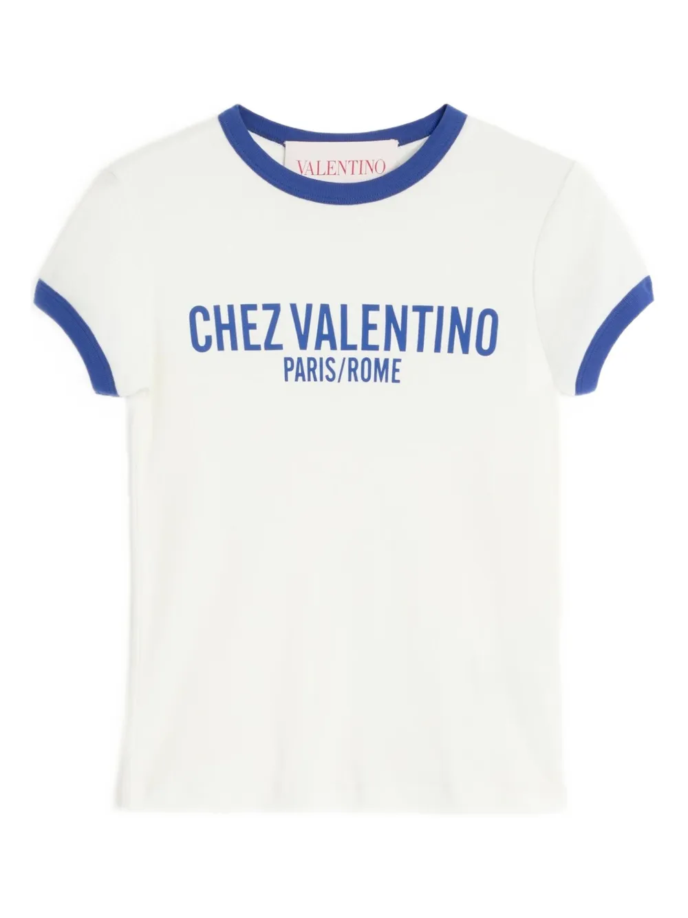 Valentino Garavani シェ プリントTシャツ - ホワイト Valentino Garavani シェ プリントTシャツ - ホワイト