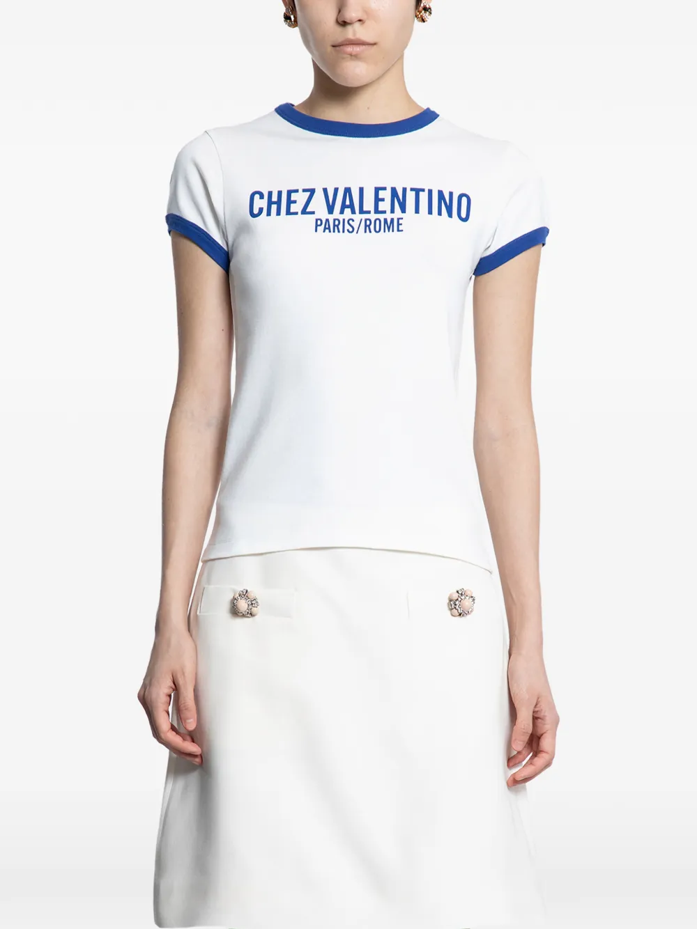Valentino Garavani T-shirt con stampa - Bianco
