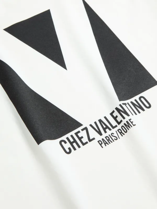 Valentino Garavani Chez-print T-shirt | White | FARFETCH RO