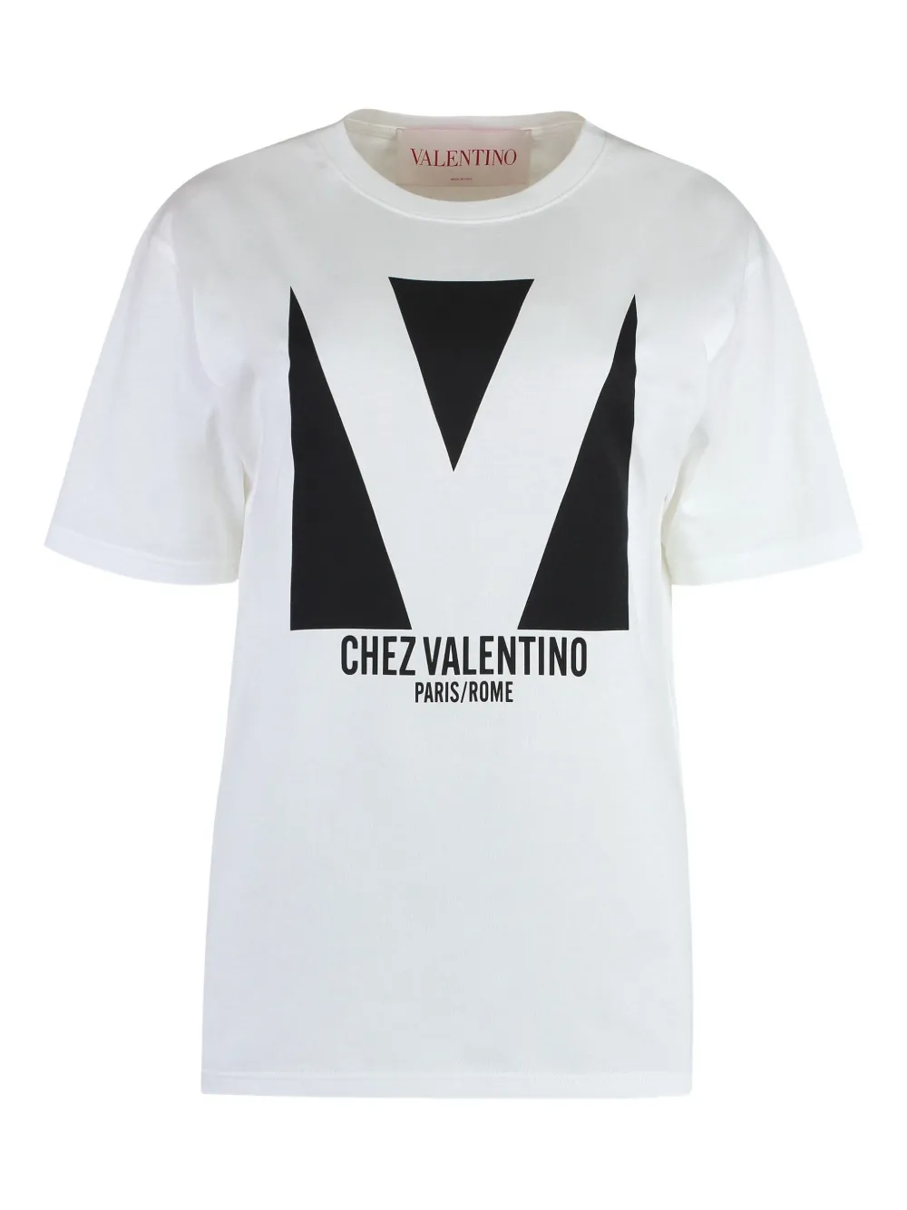 Valentino Garavani T-shirt met Chez-print Wit