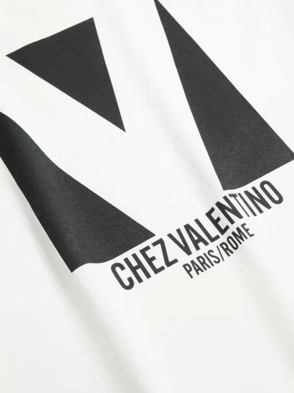 Valentino Garavani Chez-print T-shirt | White | FARFETCH RO