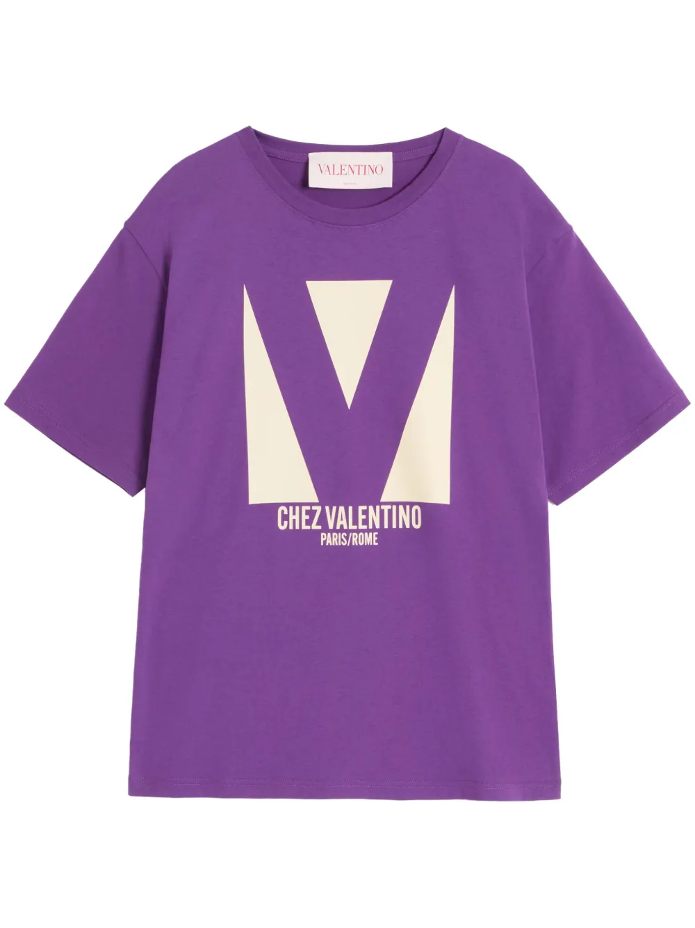 Valentino Garavani T-shirt met print Paars