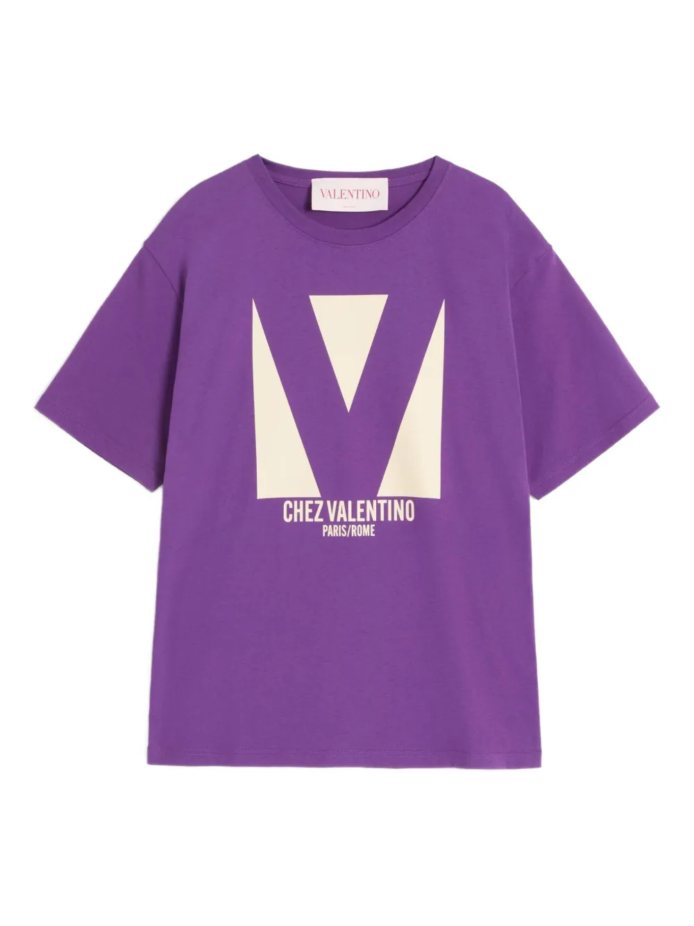 Valentino Garavani Chez-print T-shirt | Purple | Image 1
