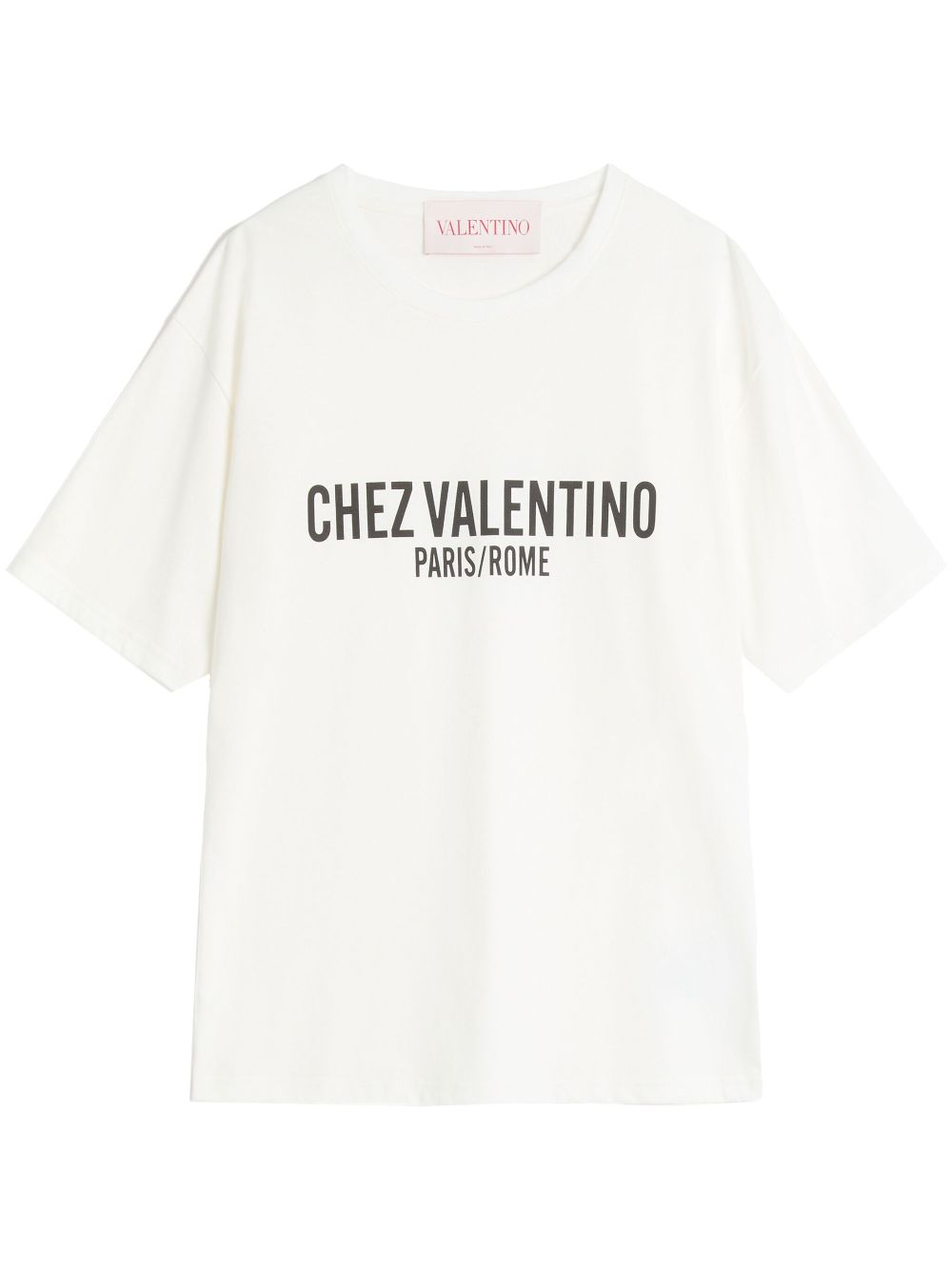 Chez Valentino-print T-shirt