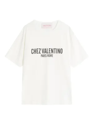 VALENTINO ¥12万 レース ロゴ Tシャツ カットソー ヴァレンティノ VALENTINO ¥12万 レース ロゴ Tシャツ カットソー