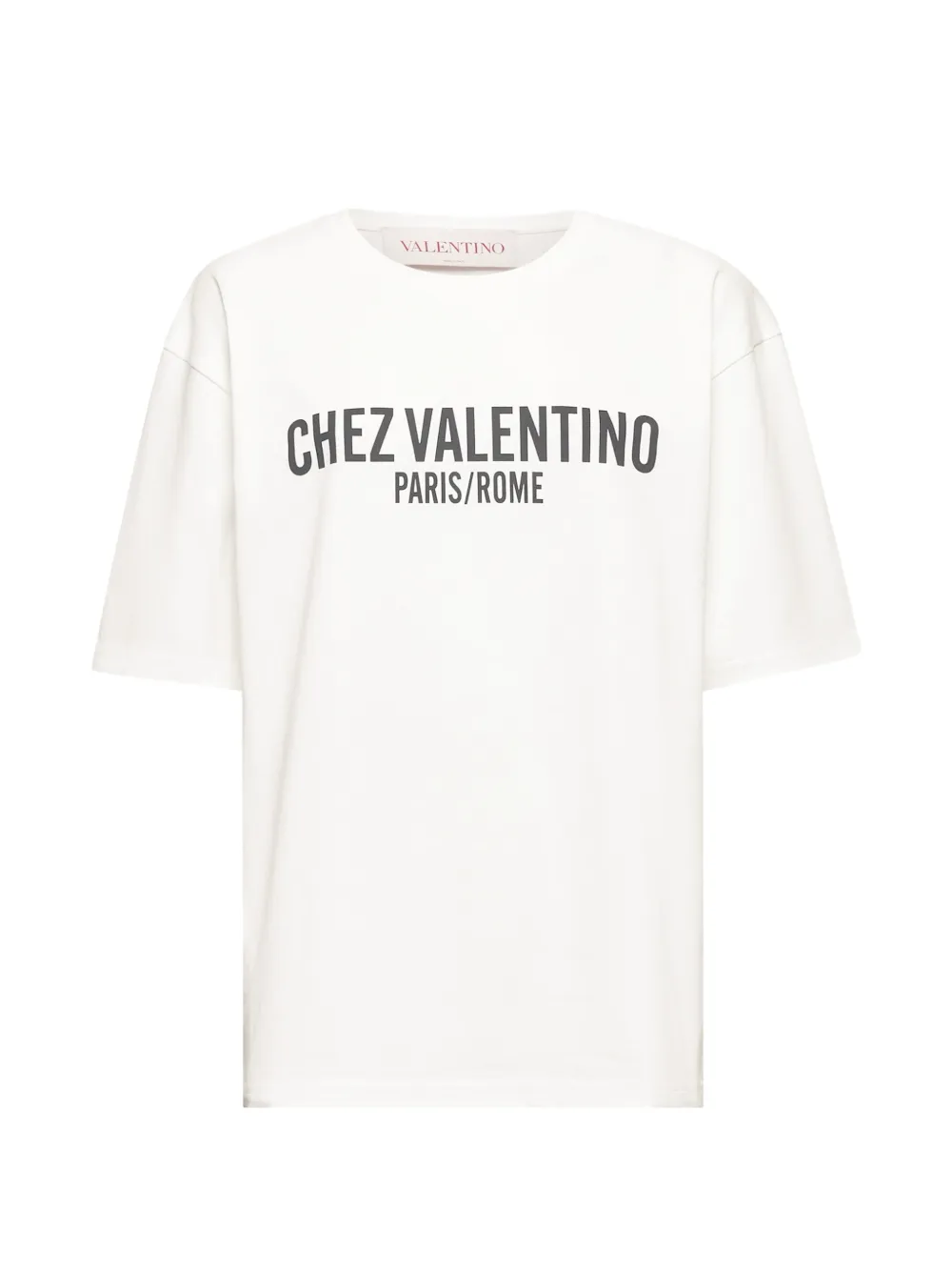 Valentino Garavani T-shirt con stampa Chez Valentino - Bianco