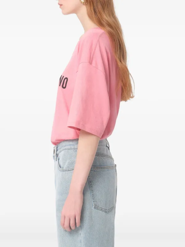 Valentino Garavani シェ プリントTシャツ | ピンク | FARFETCH JP