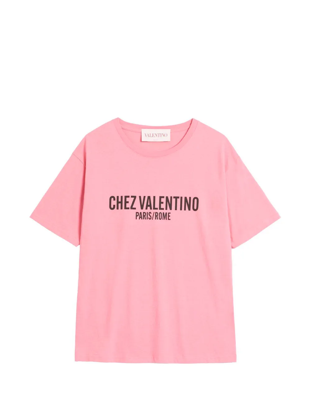 Valentino Garavani T-Shirt mit Chez-Valentino-Print - Rosa
