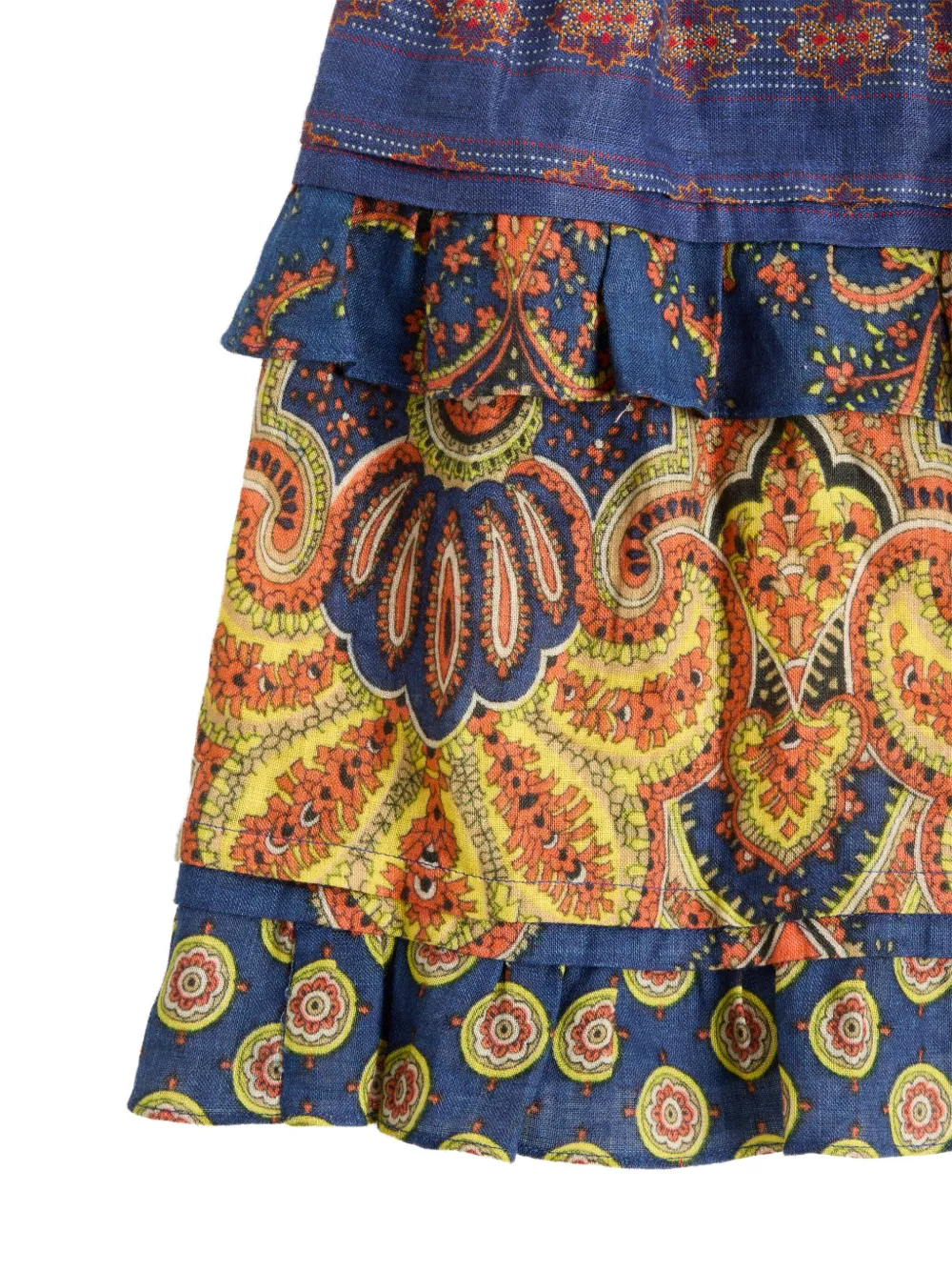 mini Medaglioni Voyage Imaginaire linen skirt