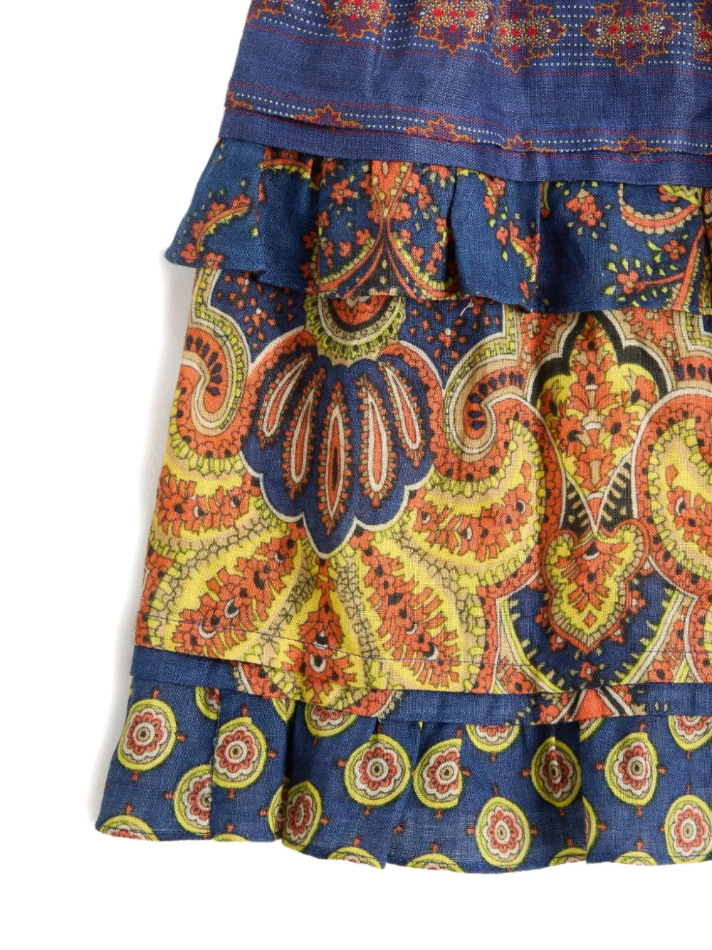 mini Medaglioni Voyage Imaginaire linen skirt