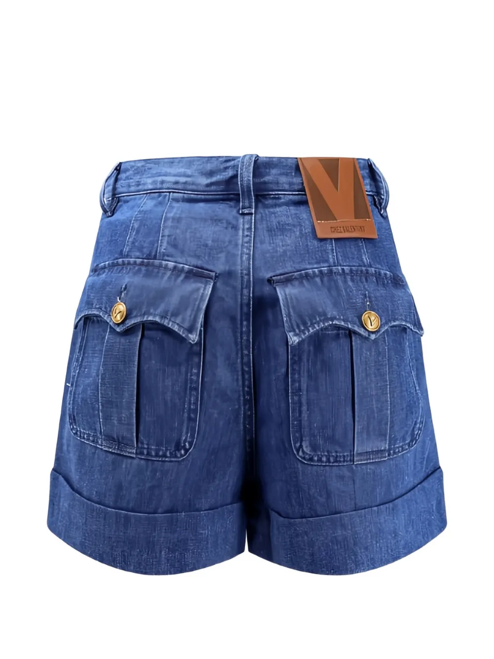 Valentino Garavani Gonna con stampa grafica - Blu