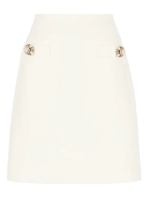 Valentino Garavani crepe couture mini skirt