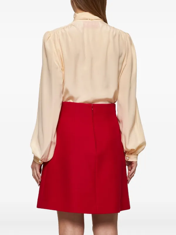 【関税込み】Valentino Garavani trimming skirt Valentino Garavani Trimming Skirt | italist