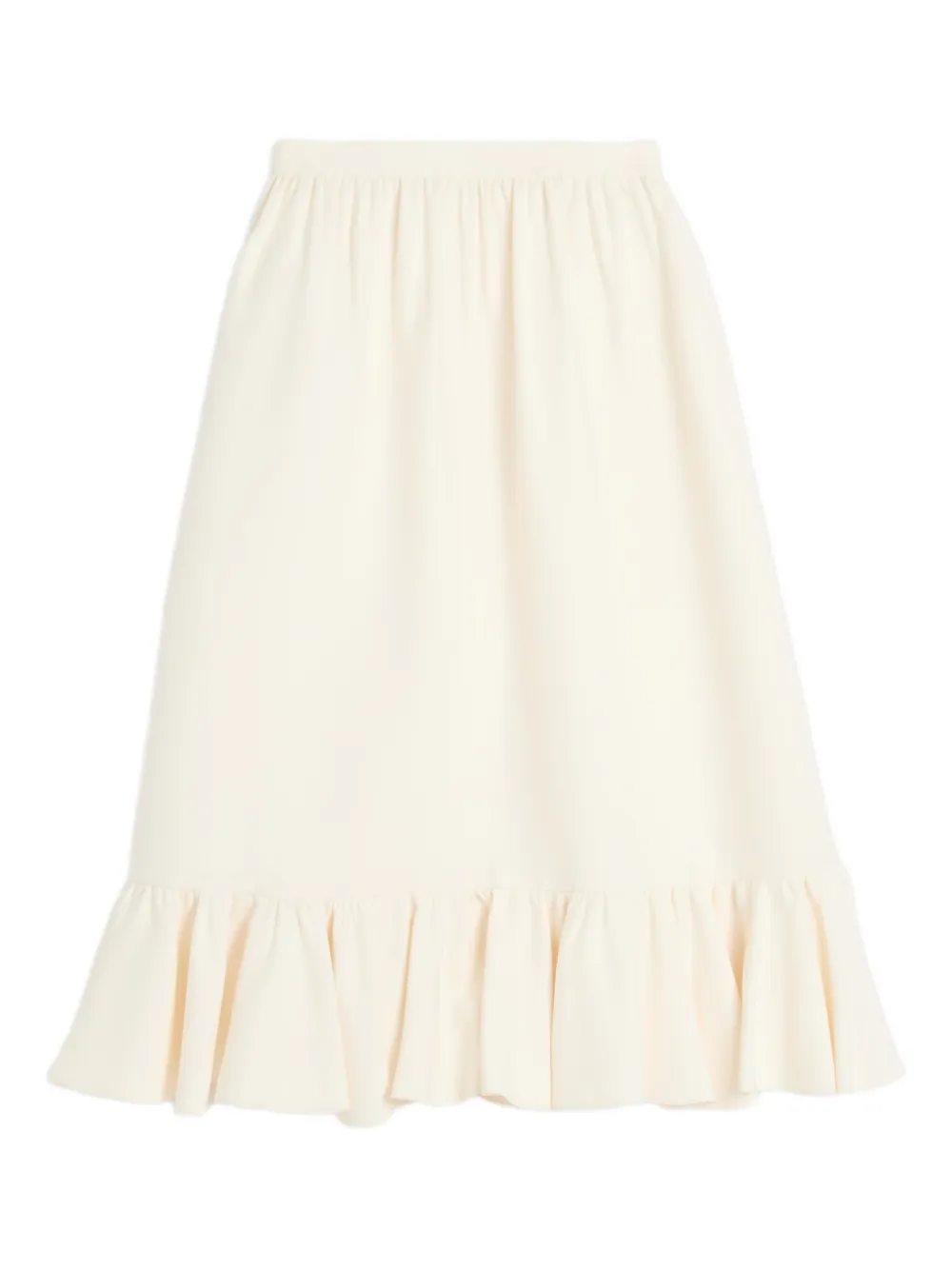 Valentino Garavani crepe midi skirt | Neutrals | Image 1