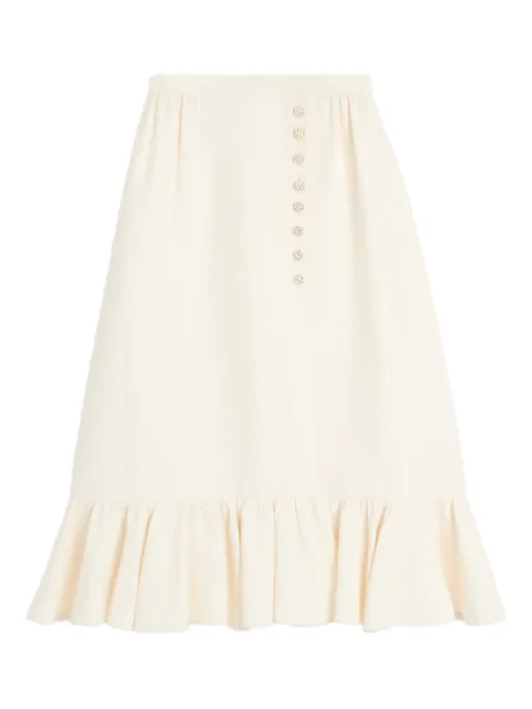 Valentino Garavani — crepe midi skirt