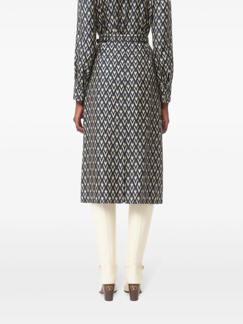 Valentino Garavani Toute La V midi-rok Blauw