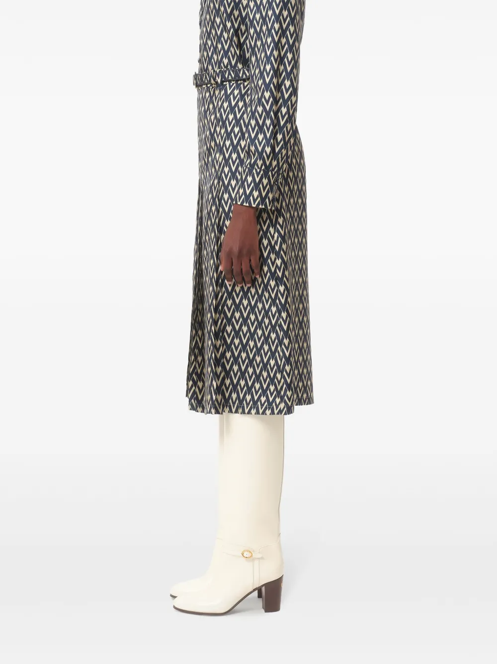 Valentino Garavani Toute La V midi-rok Blauw