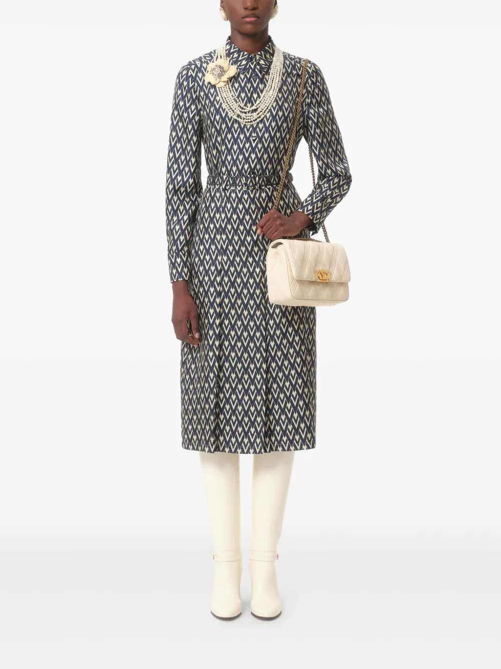 valentinogaravani Valentino Garavani Toute La V midi-rok - Blauw