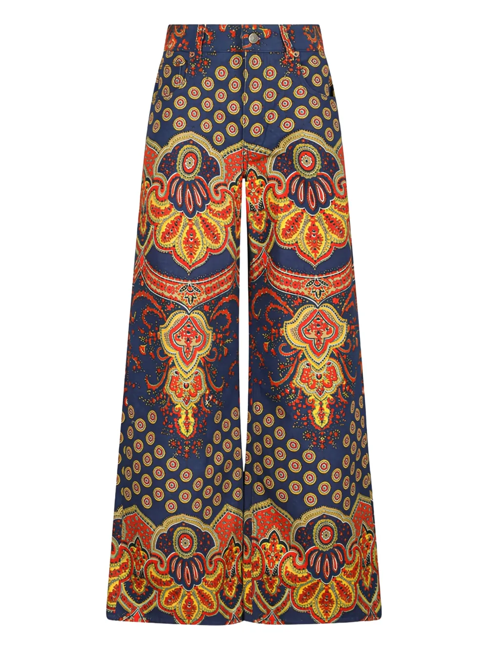 Valentino Garavani Jeans met paisley-print Blauw