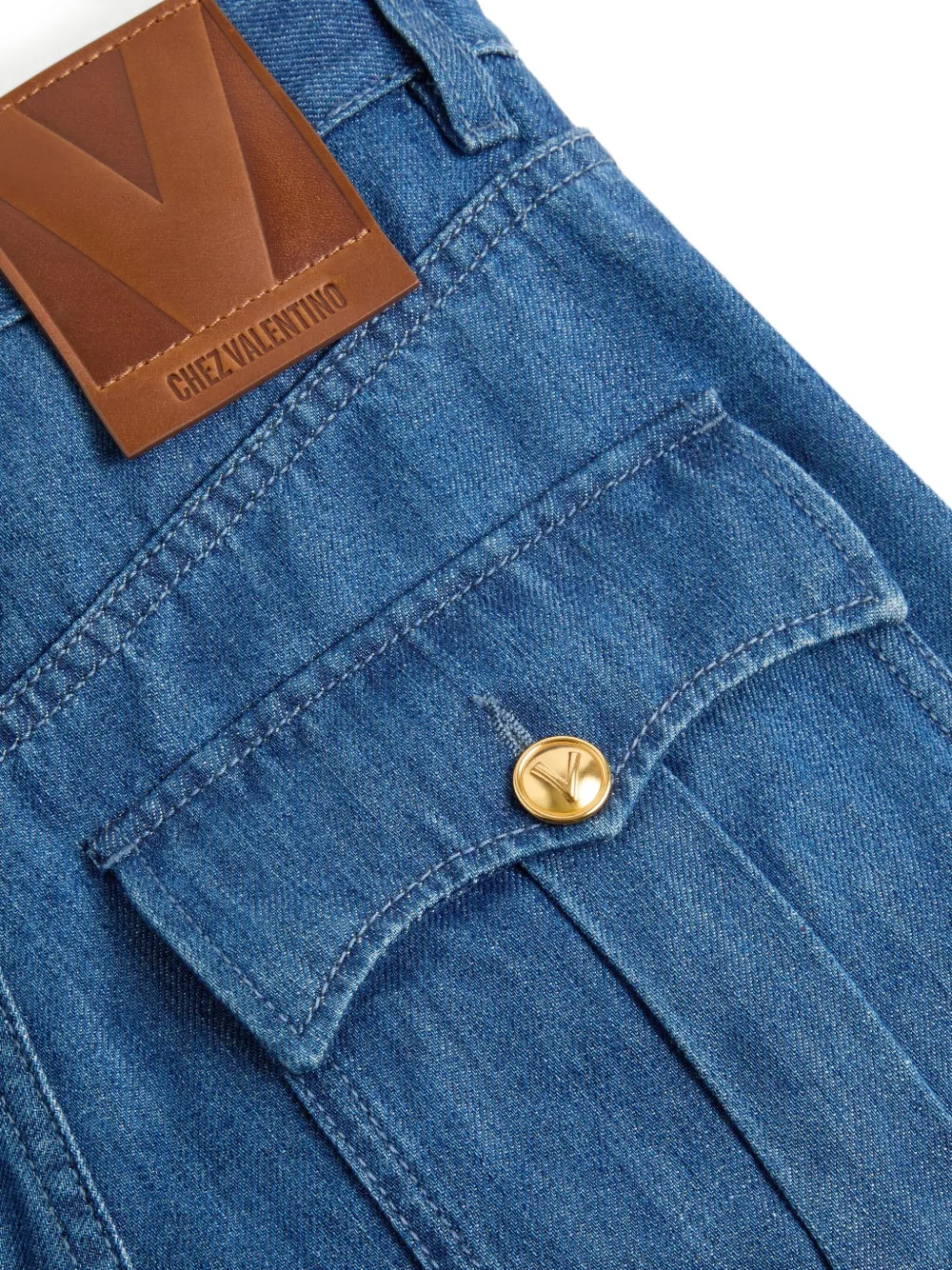 VALENTINO LIGHTWEIGHT WIDE-LEG JEANS